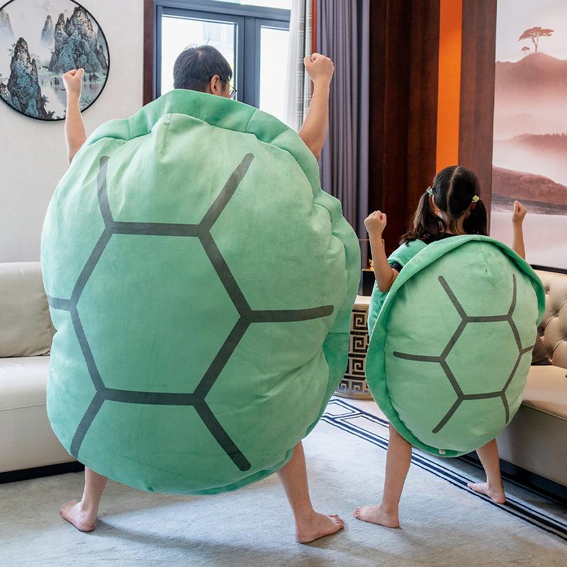 Wearable Turtle Shell Pillows - Green - ShopElika