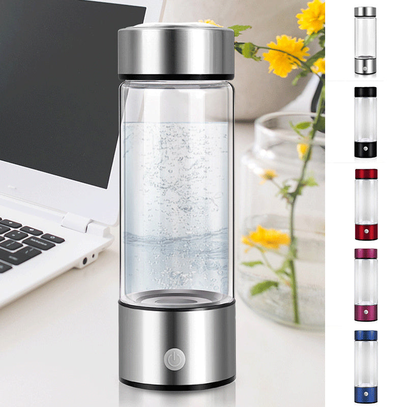 Electric Hydrogen Water Bottle – Portable, Rechargeable Antioxidant Generator - ShopElika