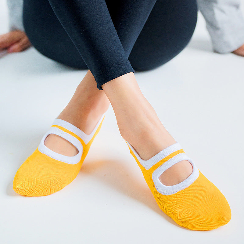 Open-Back Non-Slip Gym Socks - ShopElika