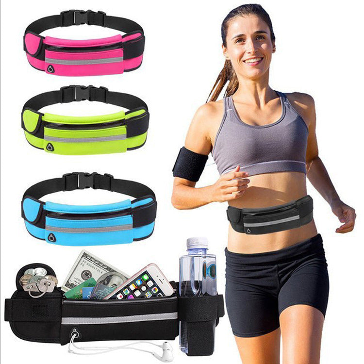 Fitness Waist Bag—Running & Jogging Belt with Pocket - ShopElika
