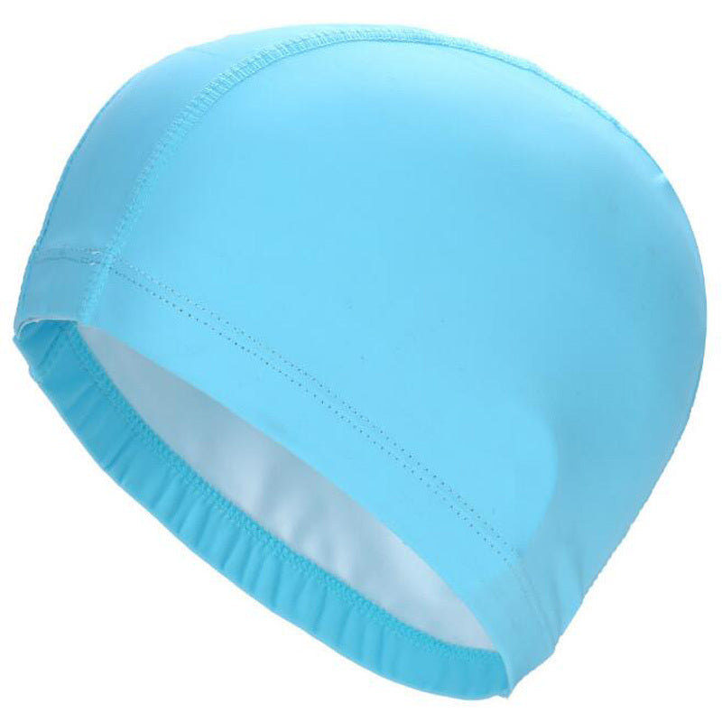 Polyurethane Fabric Ear Protection Long Hair Sports Cap - ShopElika