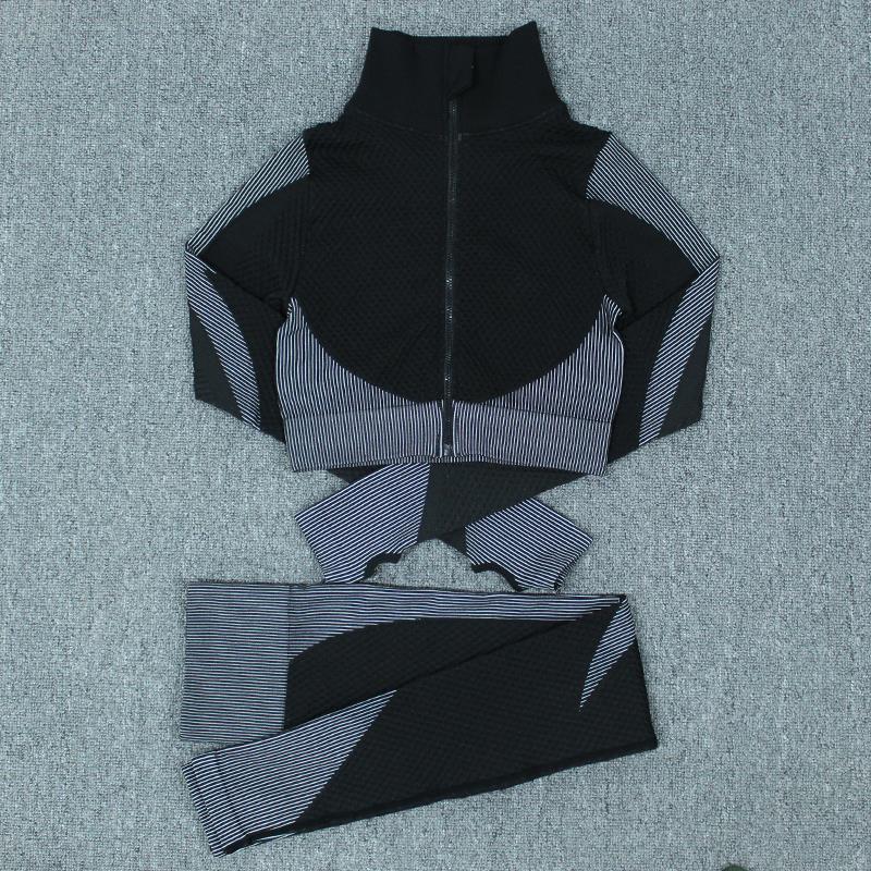 Women’s Sportswear Set – Crop Top Bra & High-Waist Leggings - ShopElika