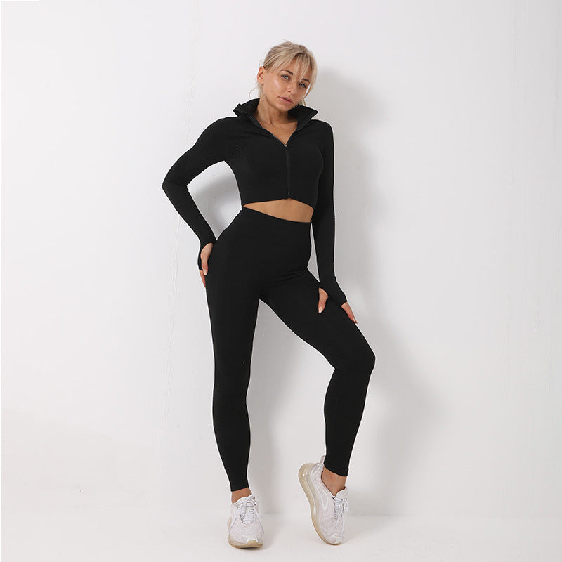 Women’s Sportswear Set – Crop Top Bra & High-Waist Leggings - ShopElika