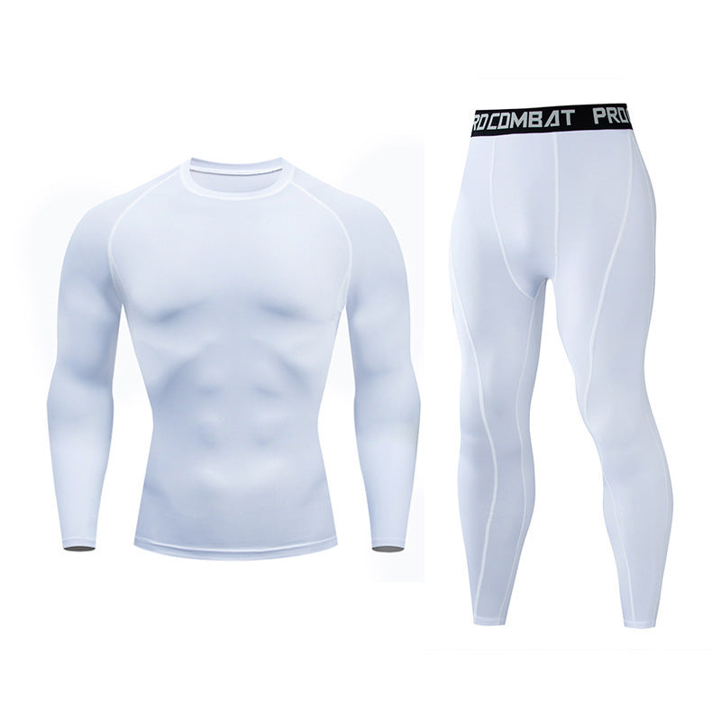 Men’s Fitness Suit—Quick-Dry Long-Sleeve Tights & Training Trousers - ShopElika