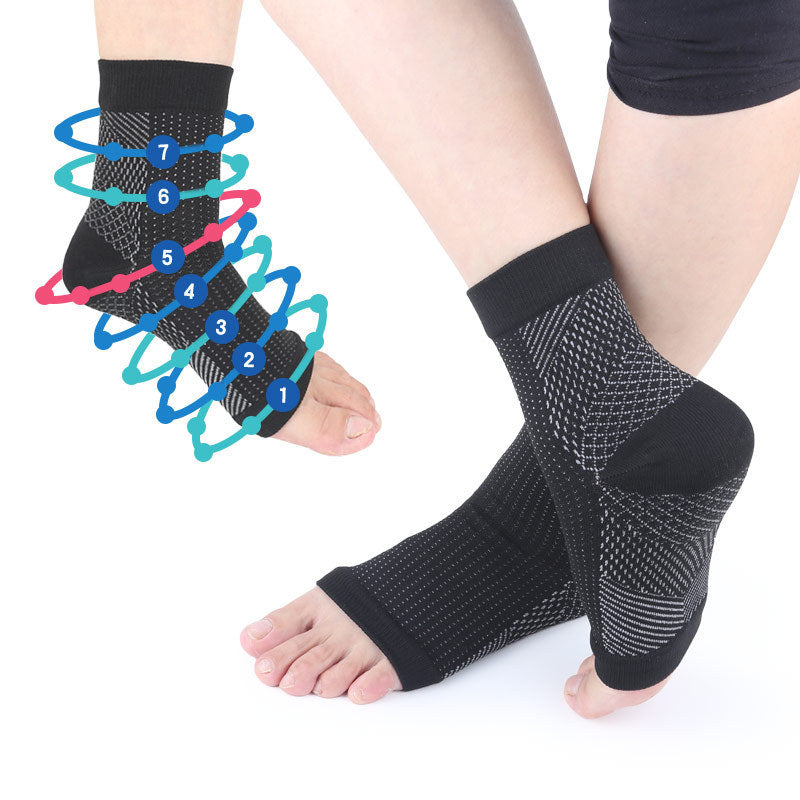 Compression Foot Sleeves – Open Toe Socks for Men & Women - ShopElika