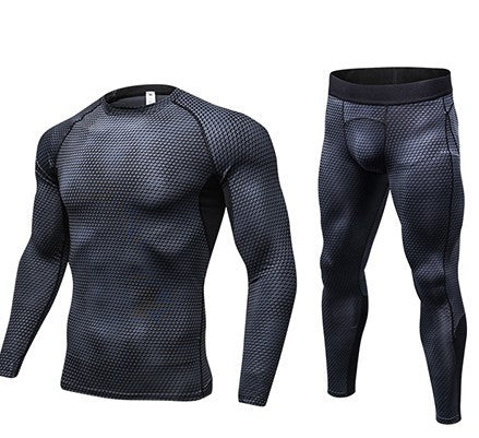 Men’s Compression Sports Tights Set – Cool, Dry & Performance-Ready - ShopElika