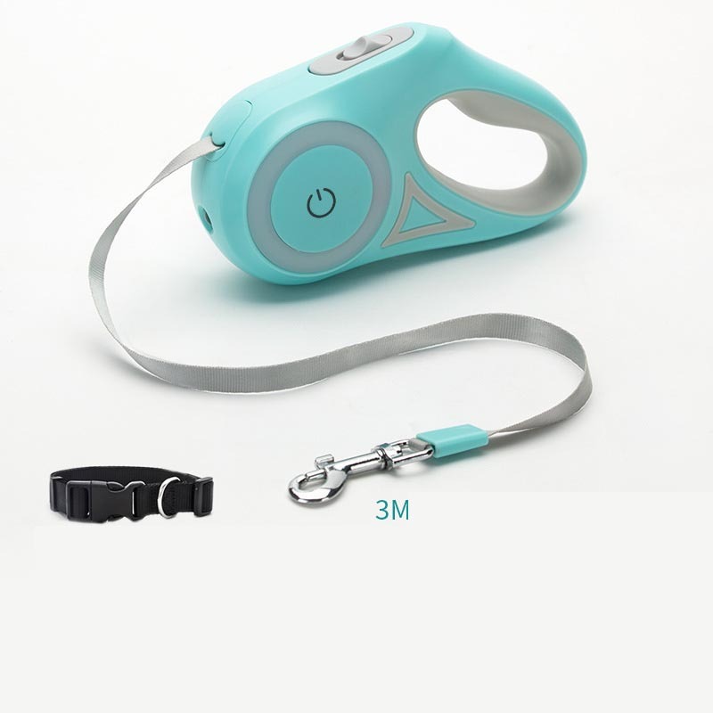 Retractable Dog Leash with Collar – Automatic Traction Rope for Small to Medium Pets - ShopElika