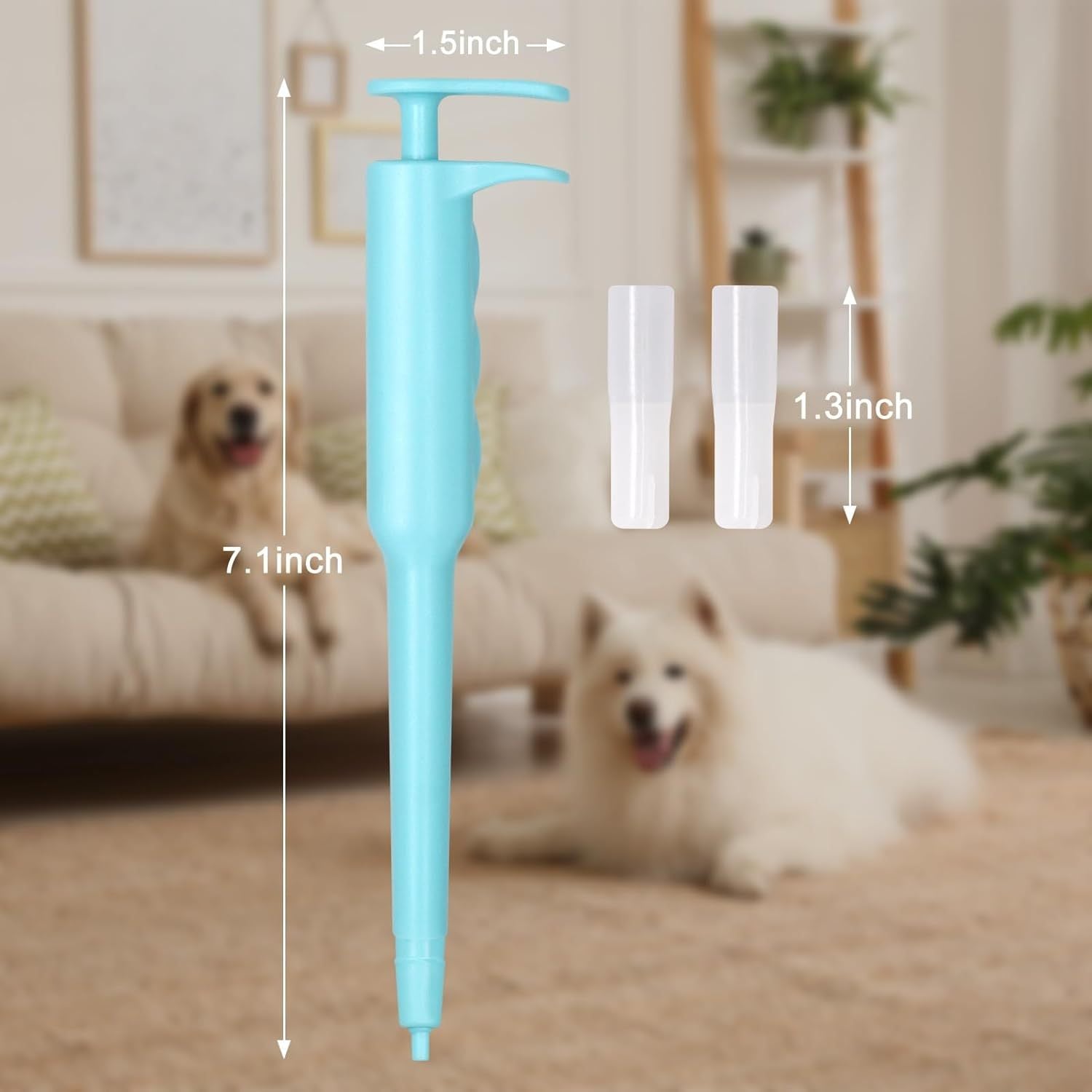 Pet Pill Dispenser with Soft Tip – Easy Pill Feeder for Cats, Dogs & Small Pets - ShopElika
