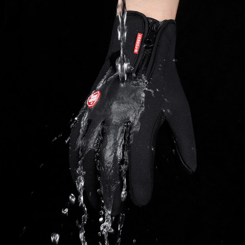 Winter Touchscreen Gloves – Waterproof & Fleece-Lined for Sports & Riding - ShopElika