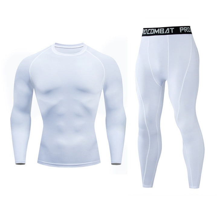 Men’s Fitness Suit—Quick-Dry Long-Sleeve Tights & Training Trousers - ShopElika