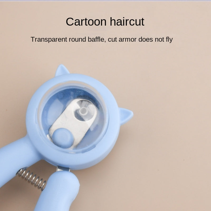 Professional Pet Nail Clipper—Stainless Steel Sickle-Shaped Cutter - ShopElika