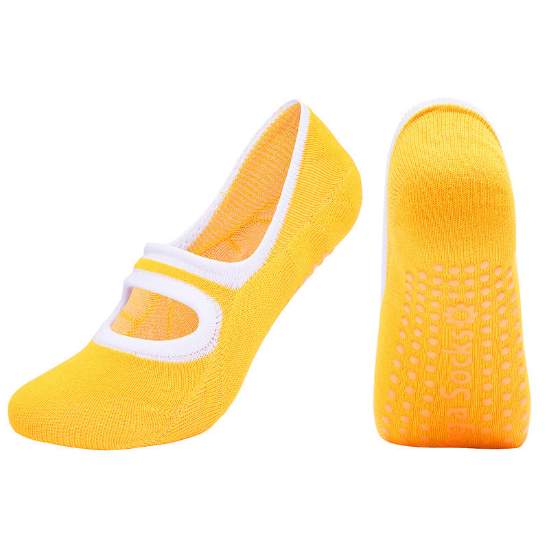 Open-Back Non-Slip Gym Socks - ShopElika