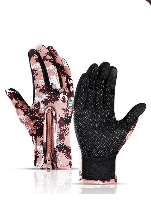 Winter Touchscreen Gloves – Waterproof & Fleece-Lined for Sports & Riding - ShopElika