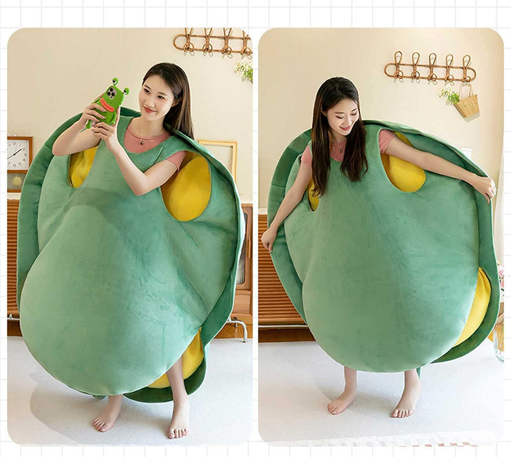 Wearable Turtle Shell Pillows - Green - ShopElika