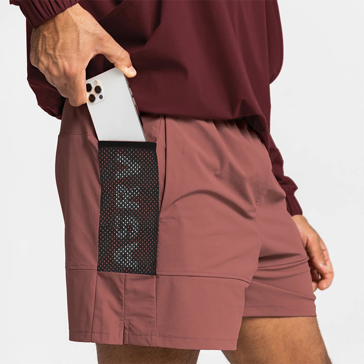 Men’s Quick-Dry Gym Shorts—Stretchy Single-Layer Activewear - ShopElika