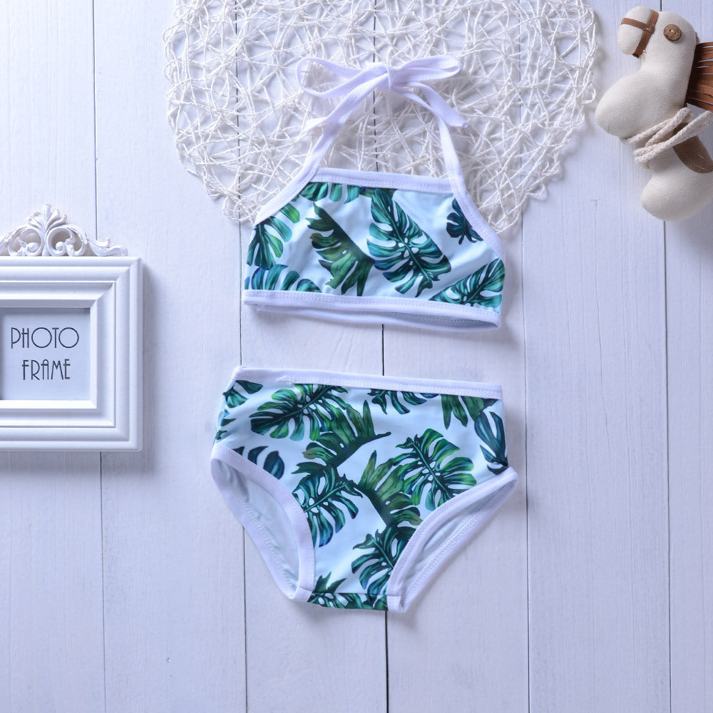 Baby Girls Swimsuit 2PCS Summer Split Swimwear - ShopElika