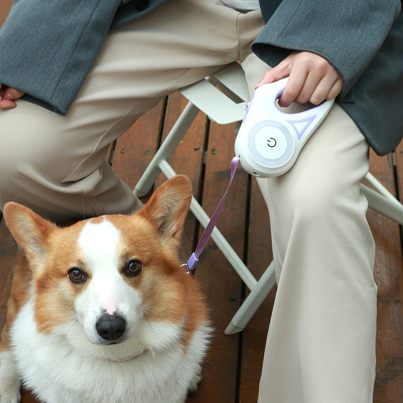 Retractable Dog Leash with Collar – Automatic Traction Rope for Small to Medium Pets - ShopElika