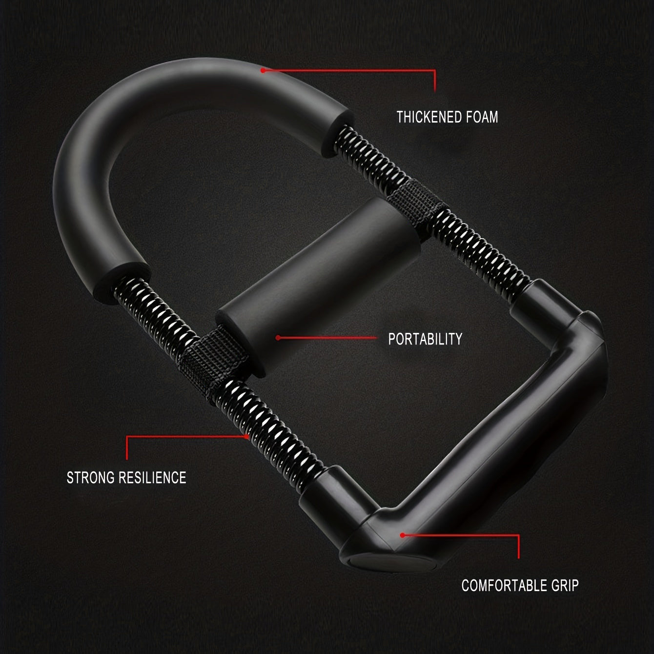 Adjustable Arm & Wrist Strength Trainer – Home Fitness Grip Tool - ShopElika