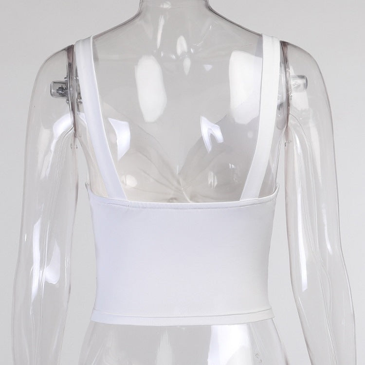 Women’s Crossback Fitness Vest—Training Sports Bra with Suspenders - ShopElika