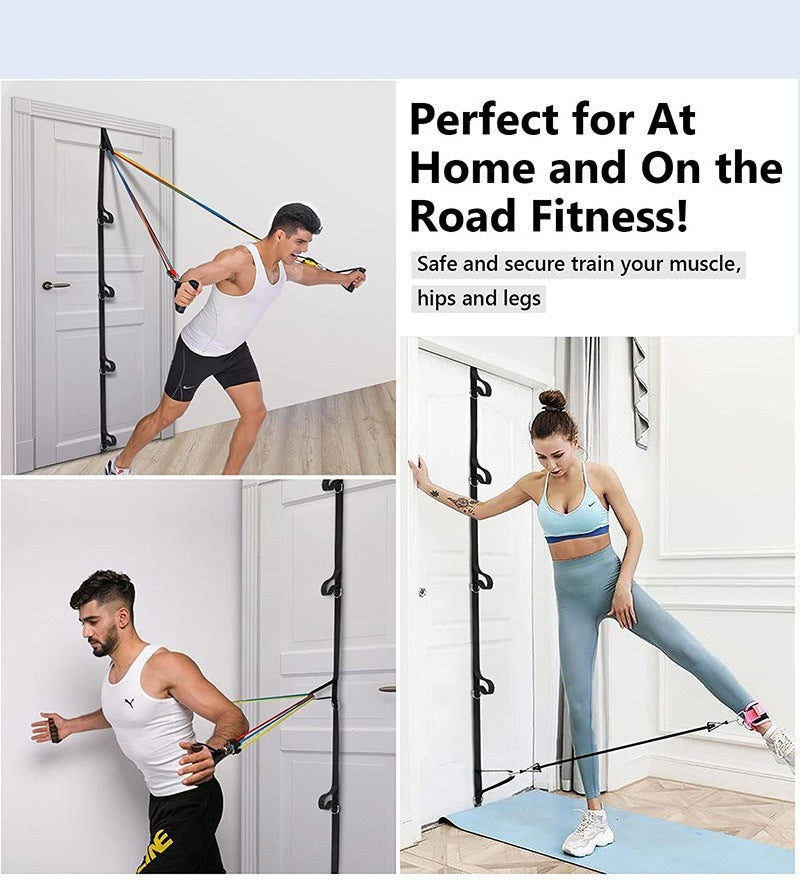 Resistance Band with Puller—Suspension Training Fitness Rope - ShopElika