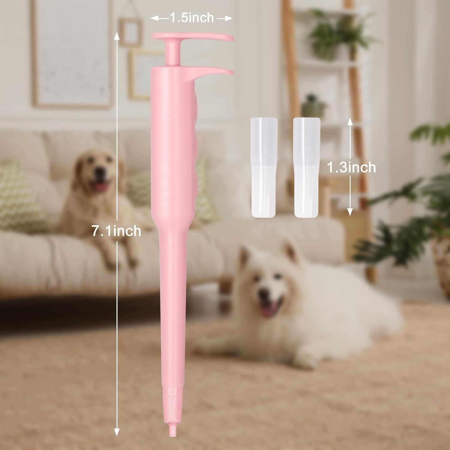 Pet Pill Dispenser with Soft Tip – Easy Pill Feeder for Cats, Dogs & Small Pets - ShopElika