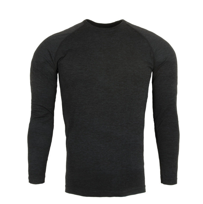 Seamless Long-Sleeve Zipper Training Top—Slim Fit Outdoor Fitness Wear - ShopElika