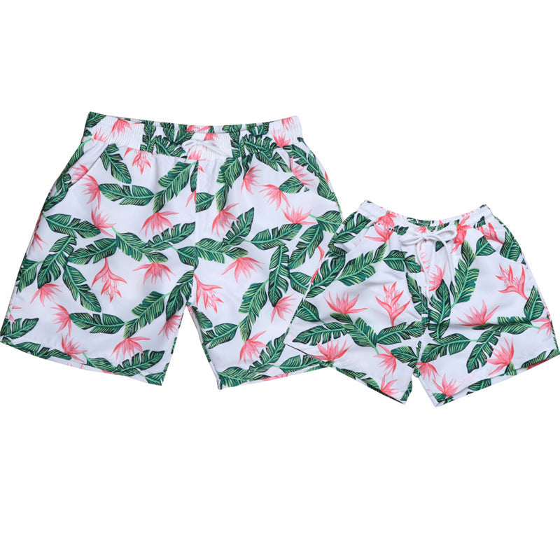 Dad-Son Swimwear Quick-Drying Beach Pants - ShopElika