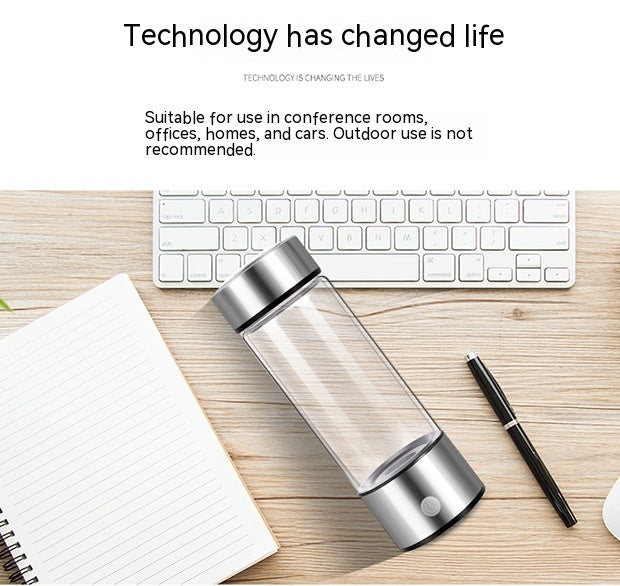 Electric Hydrogen Water Bottle – Portable, Rechargeable Antioxidant Generator - ShopElika