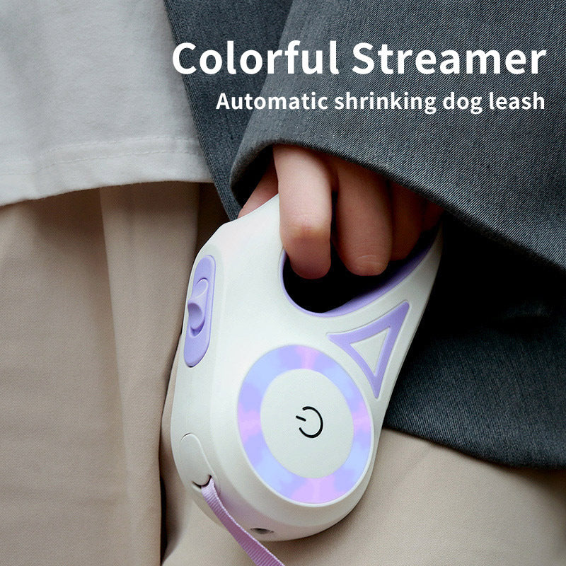 Retractable Dog Leash with Collar – Automatic Traction Rope for Small to Medium Pets - ShopElika