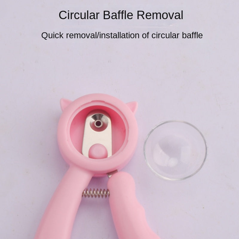 Professional Pet Nail Clipper—Stainless Steel Sickle-Shaped Cutter - ShopElika