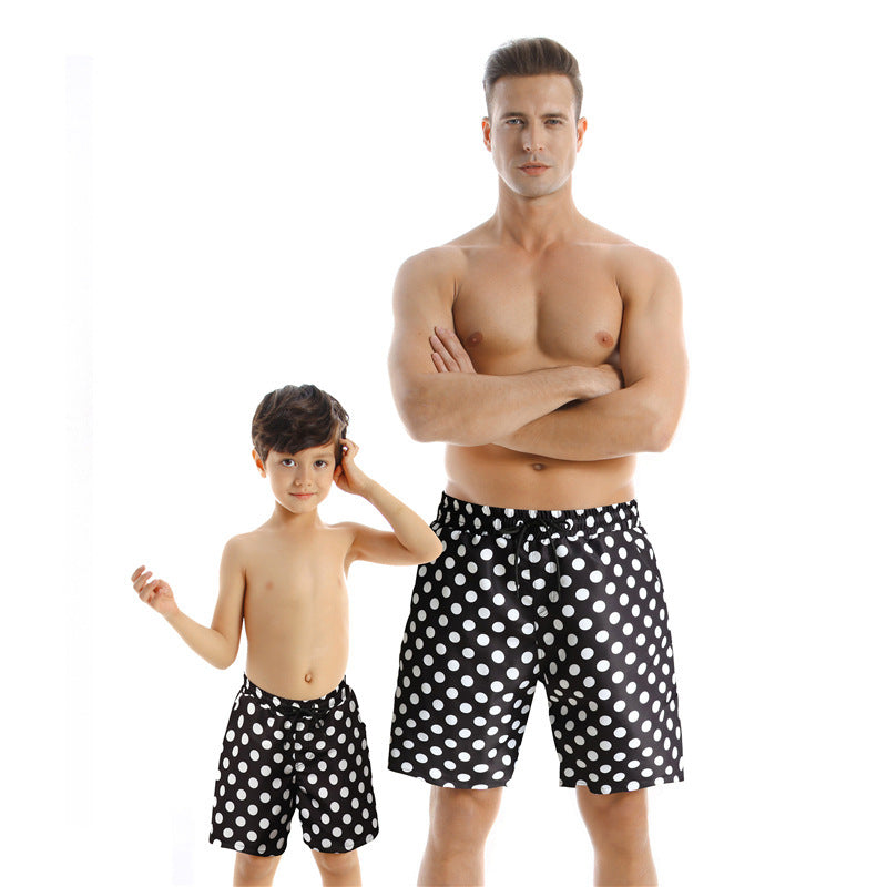 Dad-Son Swimwear Quick-Drying Beach Pants - ShopElika