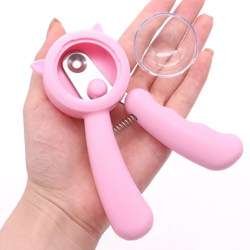 Professional Pet Nail Clipper—Stainless Steel Sickle-Shaped Cutter - ShopElika