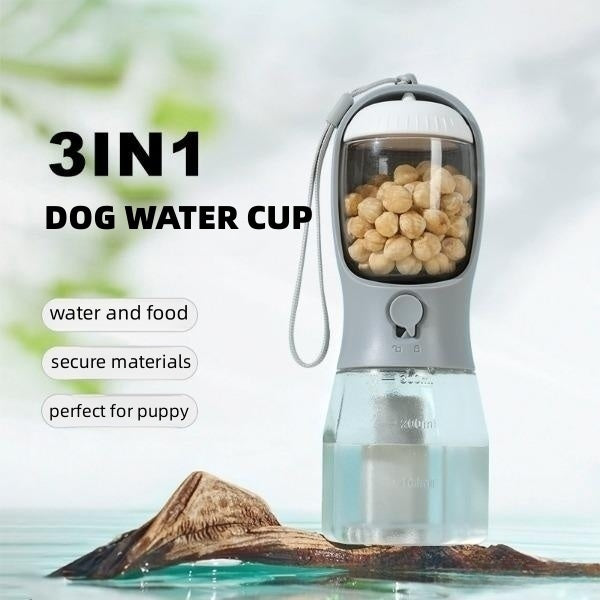 hree-in-one Portable Small Multi-functional Pet Cups - ShopElika