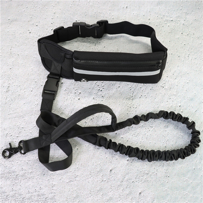 Hands-Free Dog Leash with Bungee – Training Belt for Large Dogs (Up to 180lbs) - ShopElika