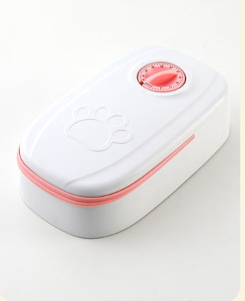 Smart Food Dispenser For Cats & Dogs, Timer Stainless Steel Bowl - ShopElika