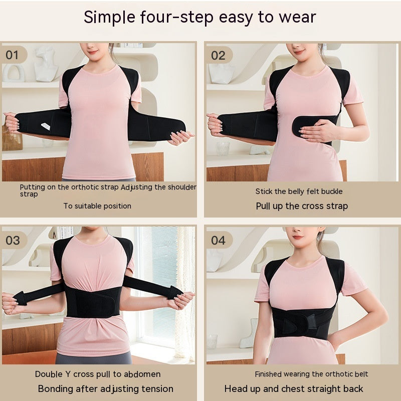 Unisex Anti-Humpback Chest Lift Brace Posture Corrector - ShopElika