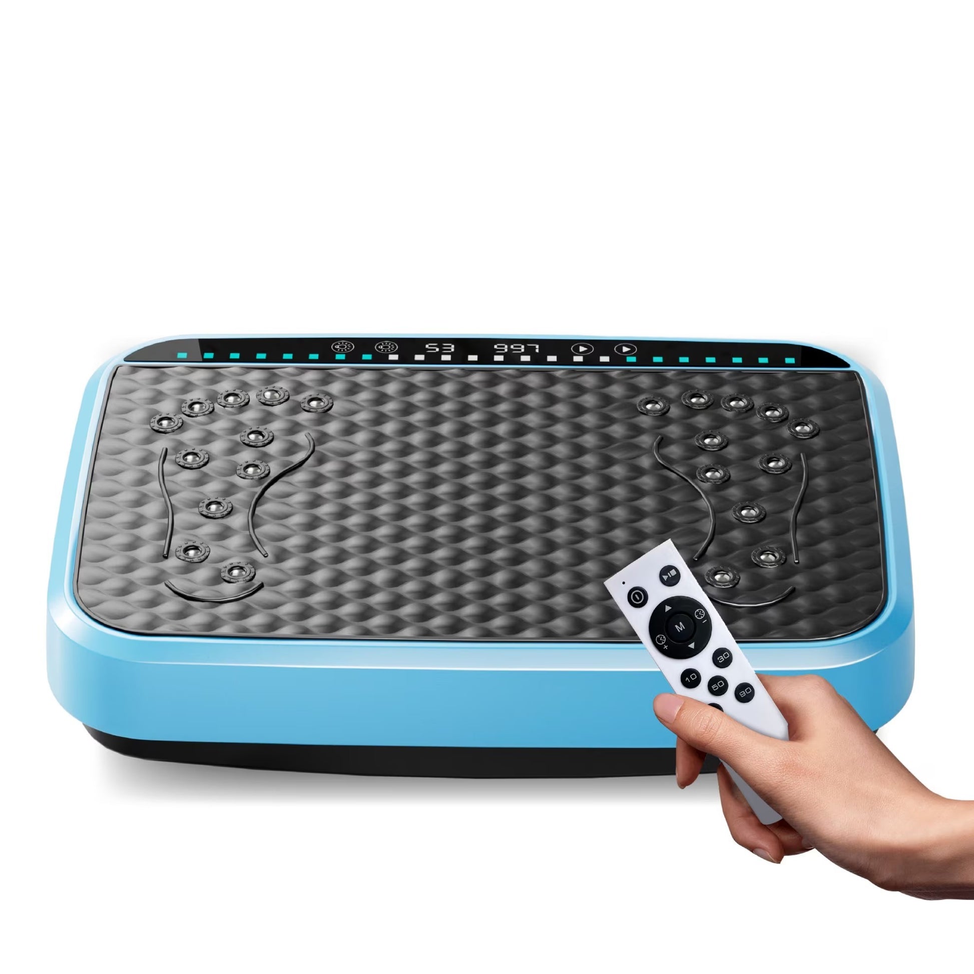 Vibration Plate Exercise Machine—Full-Body Fitness Platform with 120 Speed Levels - ShopElika