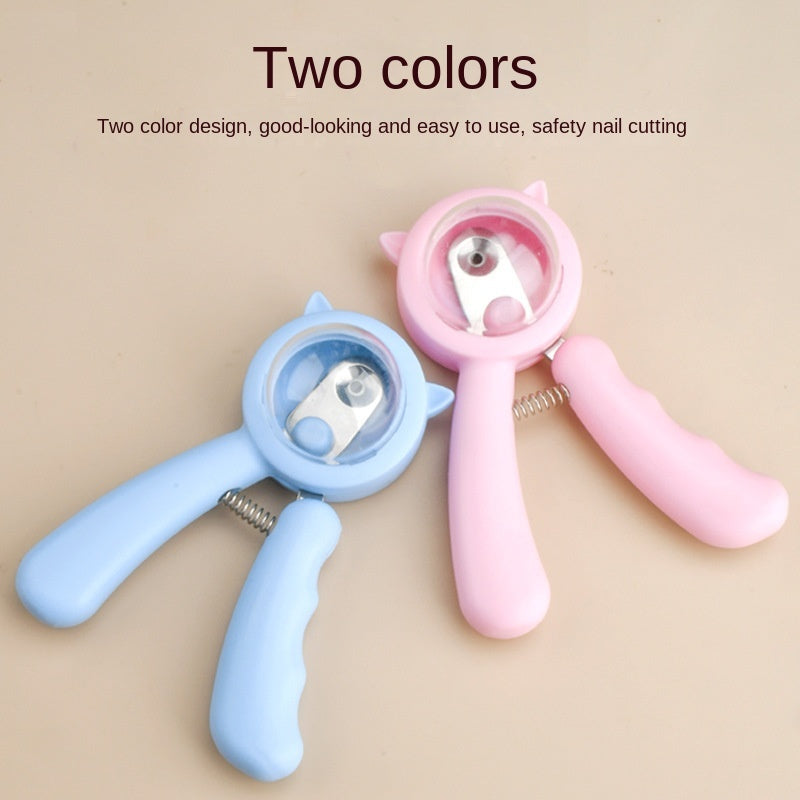 Professional Pet Nail Clipper—Stainless Steel Sickle-Shaped Cutter - ShopElika