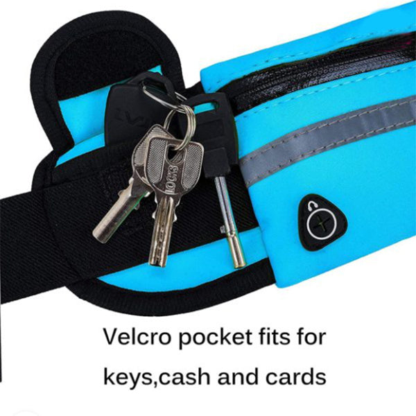 Fitness Waist Bag—Running & Jogging Belt with Pocket - ShopElika