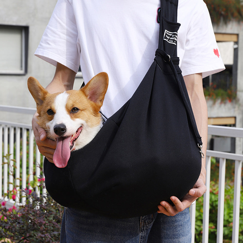 Pet Carrier Sling Bag—Comfortable Cotton Shoulder Tote for Dogs & Cats - ShopElika
